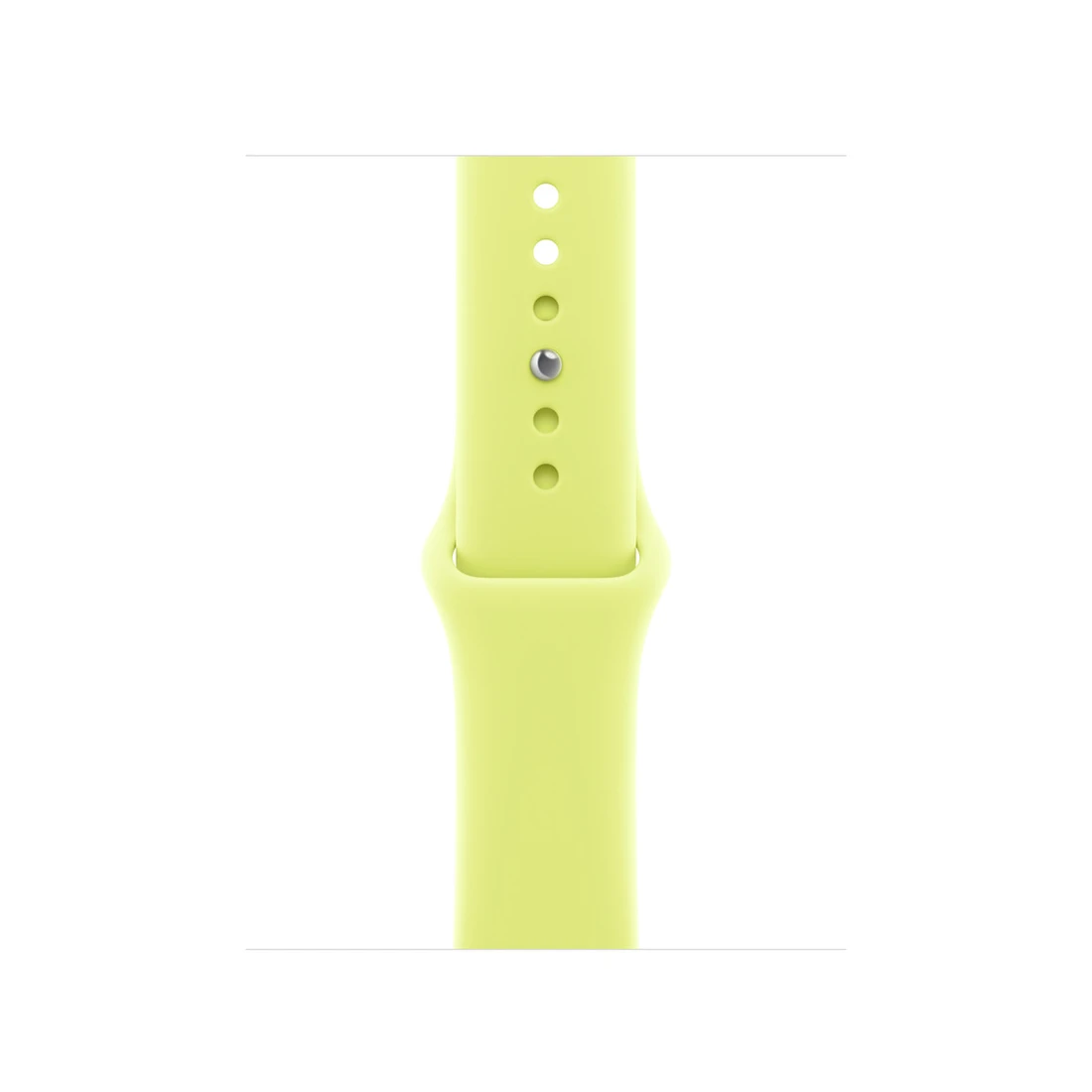 애플 정품 42mm 네온 옐로 스포츠 밴드 M/L MFGD4FE/A