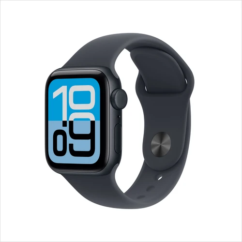 애플 워치 SE 3세대 40mm GPS 셀룰러 미드나이트 알루미늄 케이스 스포츠 밴드 S/M 미드나이트 (국내 정식 발매 제품)