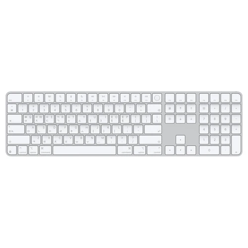 애플 정품 매직 키보드 (Touch ID / 숫자 키패드 탑재 / 화이트 키)