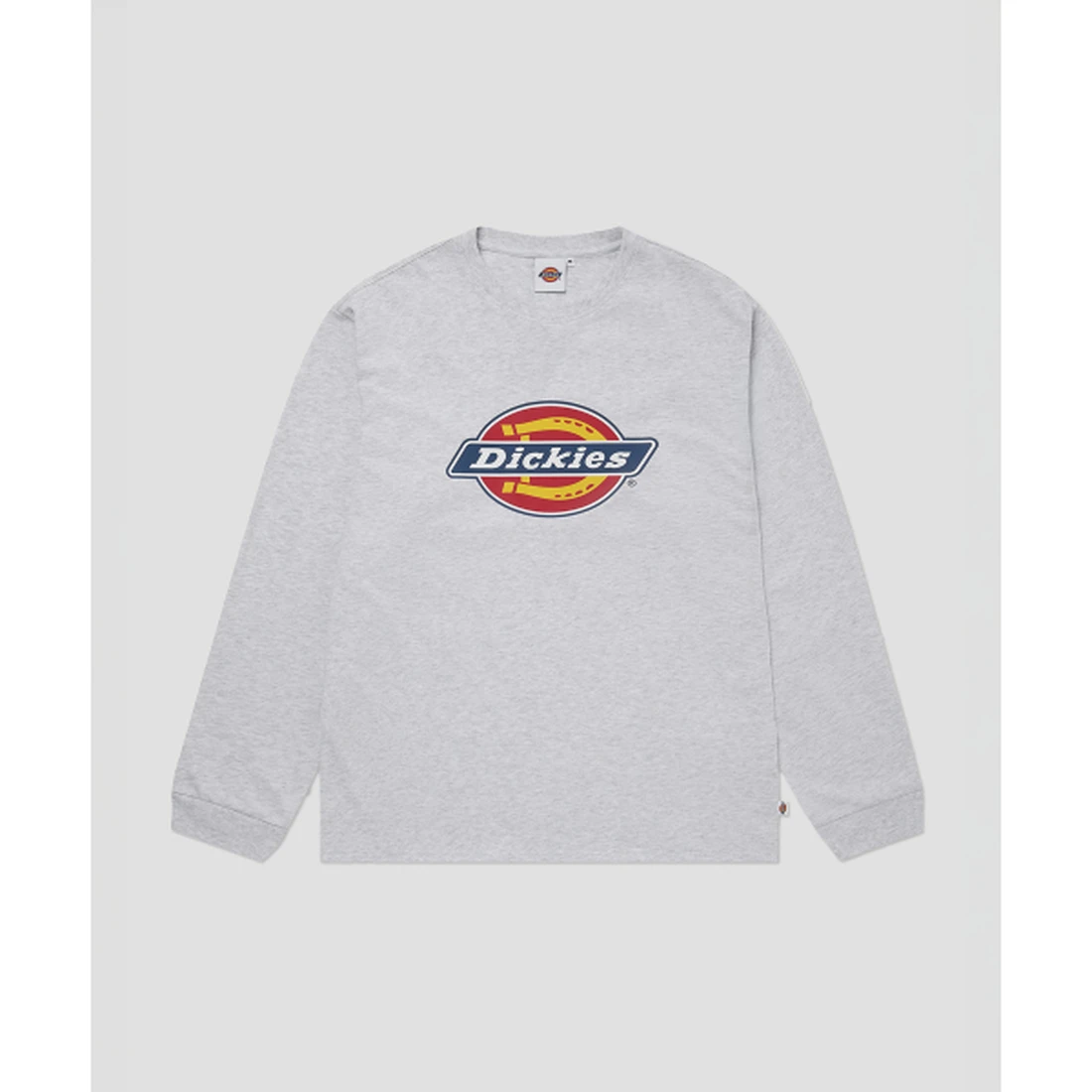 디키즈 트리 로고 롱슬리브 화이트 멜란지 DIKU252LRTL002WM