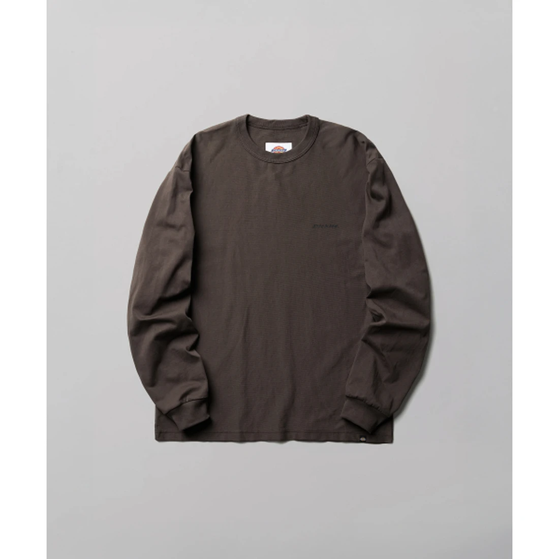 디키즈 백 트리 로고 롱슬리브 브라운 DIKU261LRTL005BR