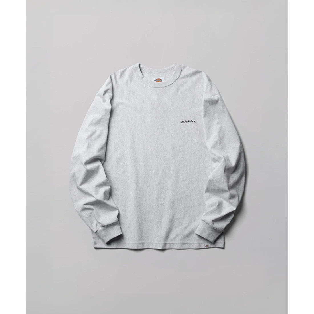 디키즈 백 모노 로고 롱슬리브 화이트 멜란지 DIKU261LRTL006WM