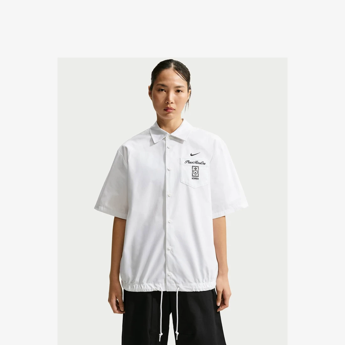 나이키 x 피스마이너스원 숏슬리브 탑 화이트 (IM3219-100) IM3219-100
