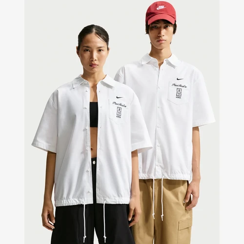 나이키 x 피스마이너스원 숏슬리브 탑 화이트