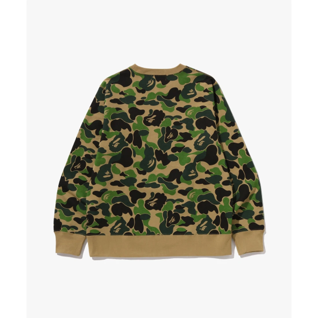베이프 ABC 카모 BY BATHING APE 크루넥 스웨트셔츠 M 그린 001SWM301010GRN