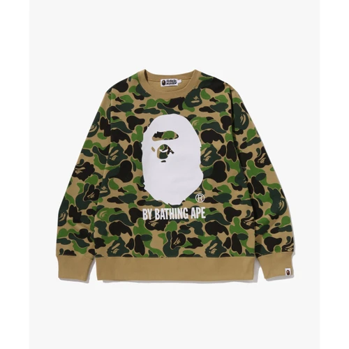베이프 ABC 카모 BY BATHING APE 크루넥 스웨트셔츠 M 그린