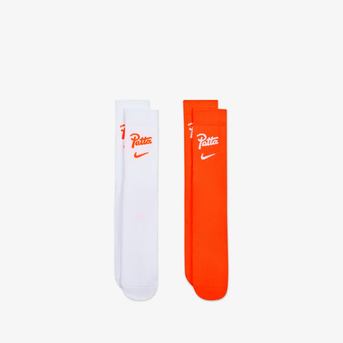 나이키 x 파타 네덜란드 크루 삭스 화이트 오렌지 (IO9462-900) (2개입) IO9462-900