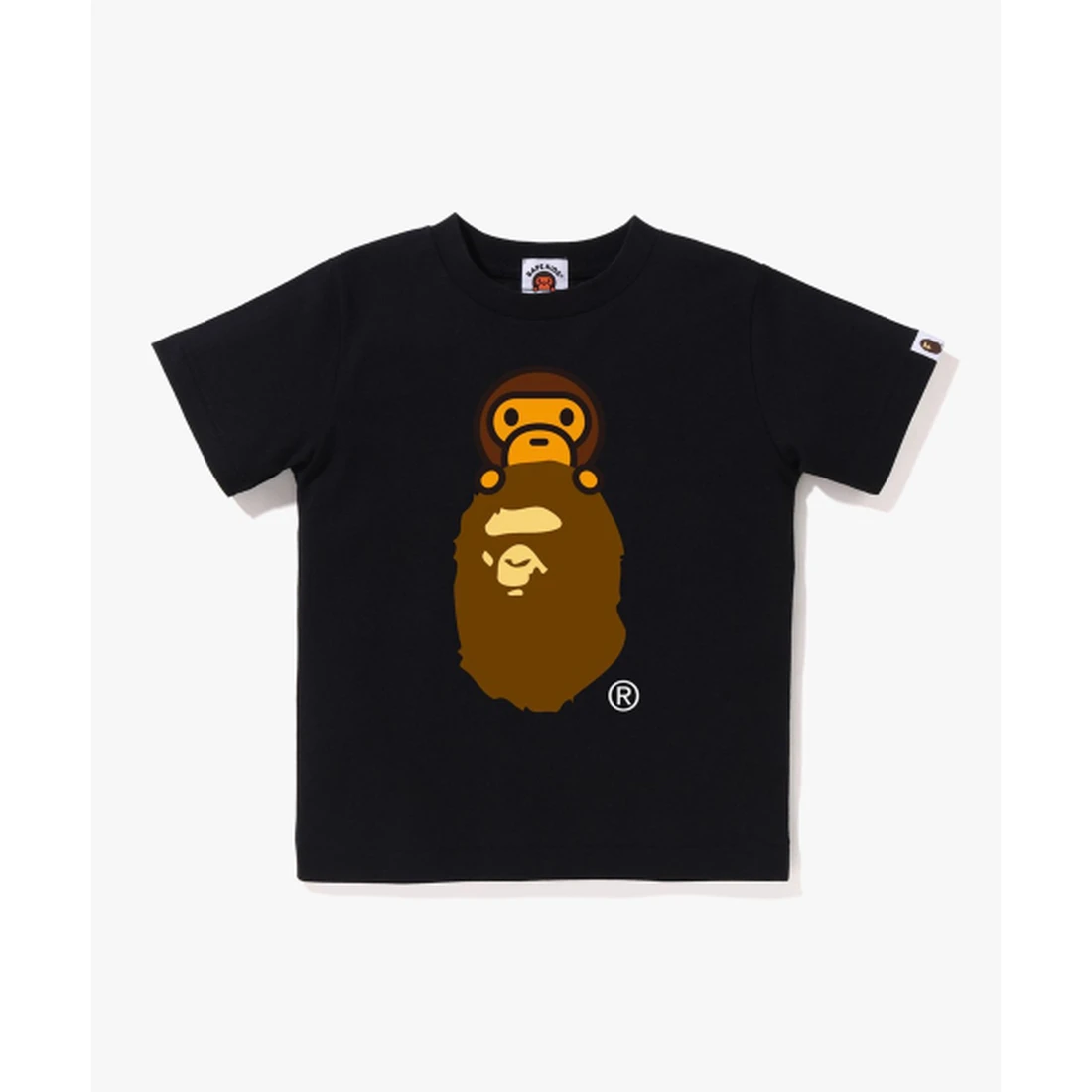 베이프 마일로 온 에이프 헤드 티셔츠(Kids) BLACK 002TEM303002BLK