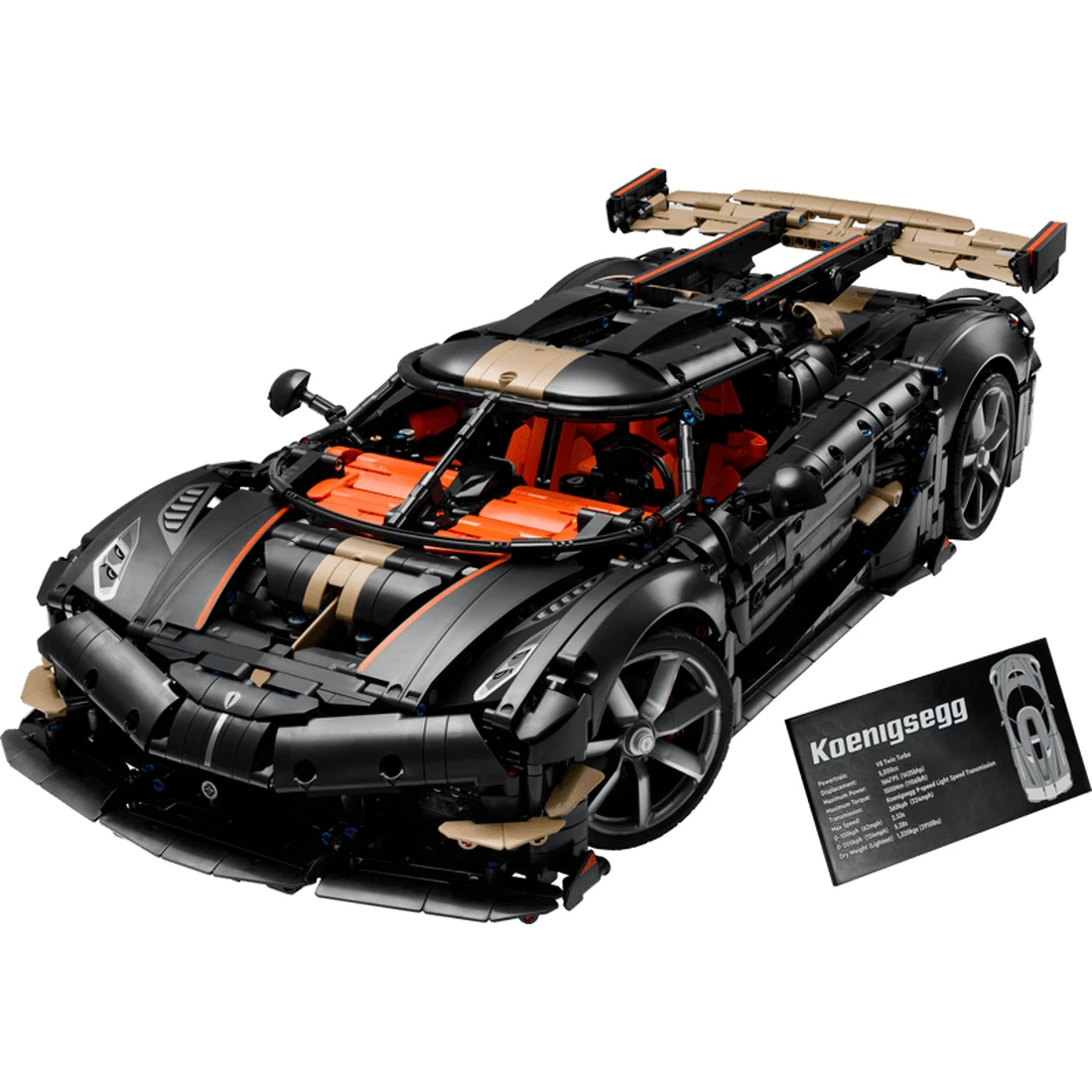 레고 Koenigsegg Sadair's Spear Megacar 42232