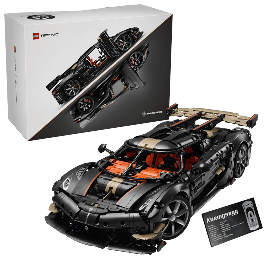 레고 Koenigsegg Sadair's Spear Megacar 42232