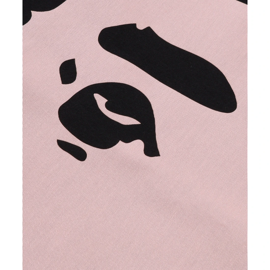 베이프 컬러 데님 빅 에이프 헤드 티셔츠 W 블랙 001TEM302058BLK