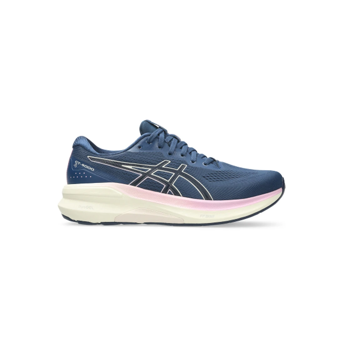 아식스 GT-4000 4 우먼 와이드 인디펜던스 블루 헤이즈 라일락 1012B673-402