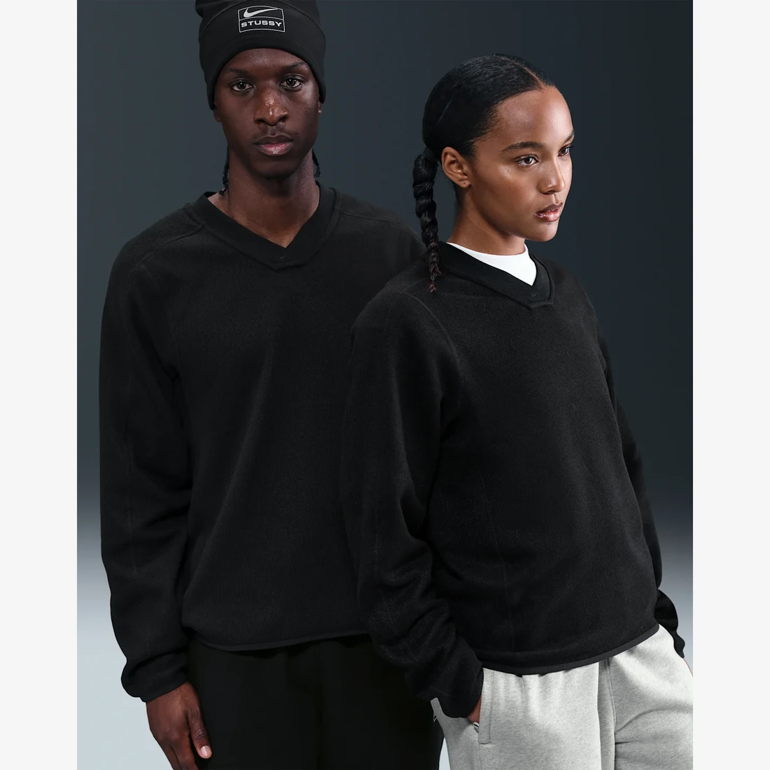나이키 x 스투시 플리스 써멀 블랙 (HQ8528-010) HQ8528-010