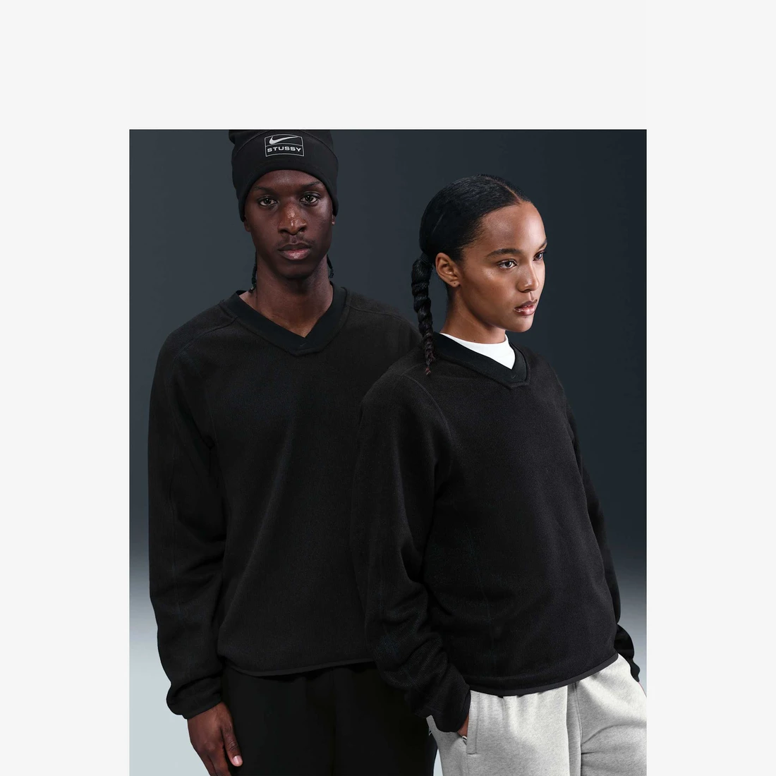나이키 x 스투시 플리스 써멀 블랙 (HQ8528-010) HQ8528-010