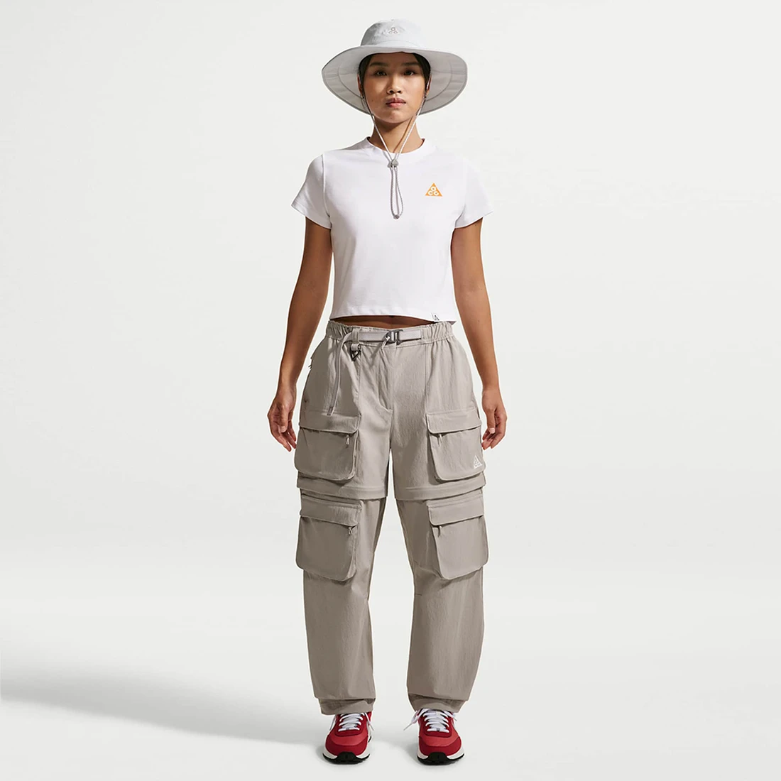 나이키 ACG 드라이 핏 반팔 탑W 화이트 IW1394-100