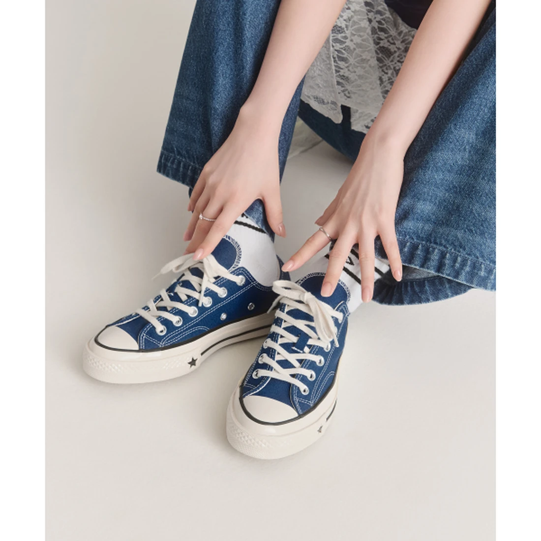 컨버스 척 70 X 아머 블루 A24234C
