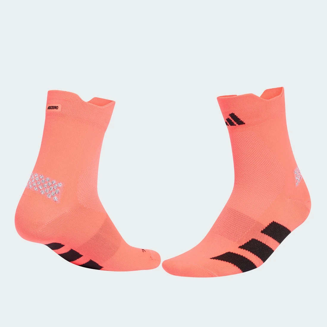 아디다스 러닝 아디제로 쿼터 삭스 솔라 터보 블랙 KR8960