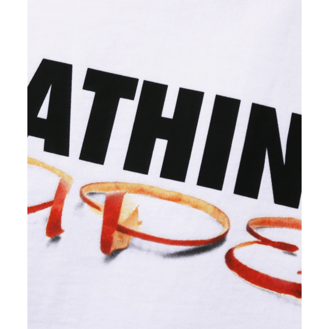 베이프 애플 필 BATHING APE 릴렉스드 핏 티셔츠 M 화이트 001TEM301332WHT