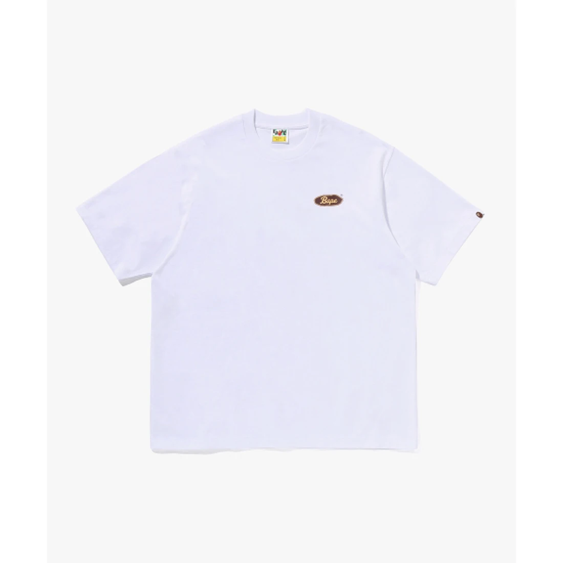 베이프 스케이트보드 베이프 로고 릴렉스드 핏 티셔츠 M 화이트 001TEM301331WHT