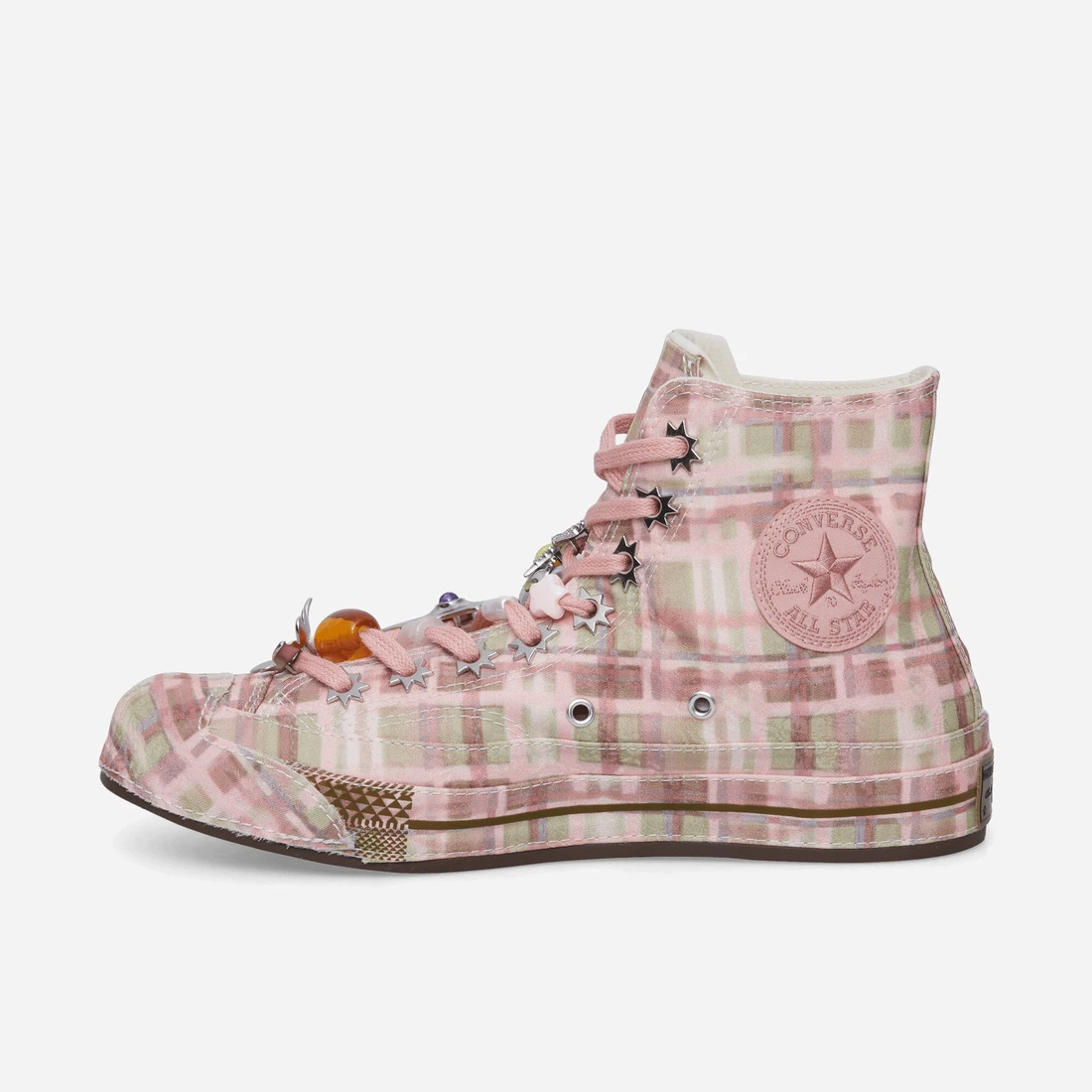 컨버스 Collina Strada Chuck 70 Sneakers Mellow Rose / Fir Green / Spinach A19047C