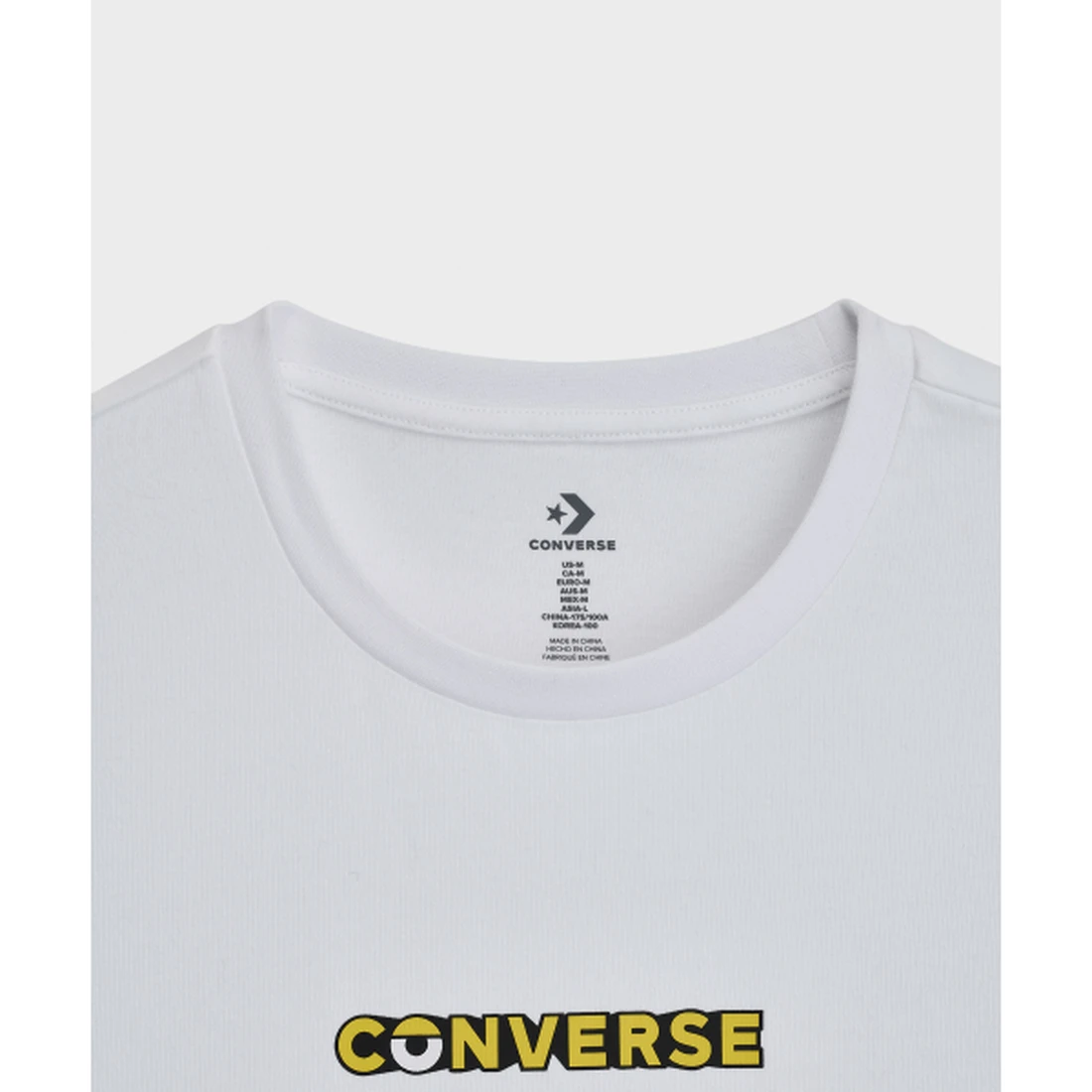 컨버스 컨버스 x 미니언즈 티셔츠 화이트 CVM6T225-WHT
