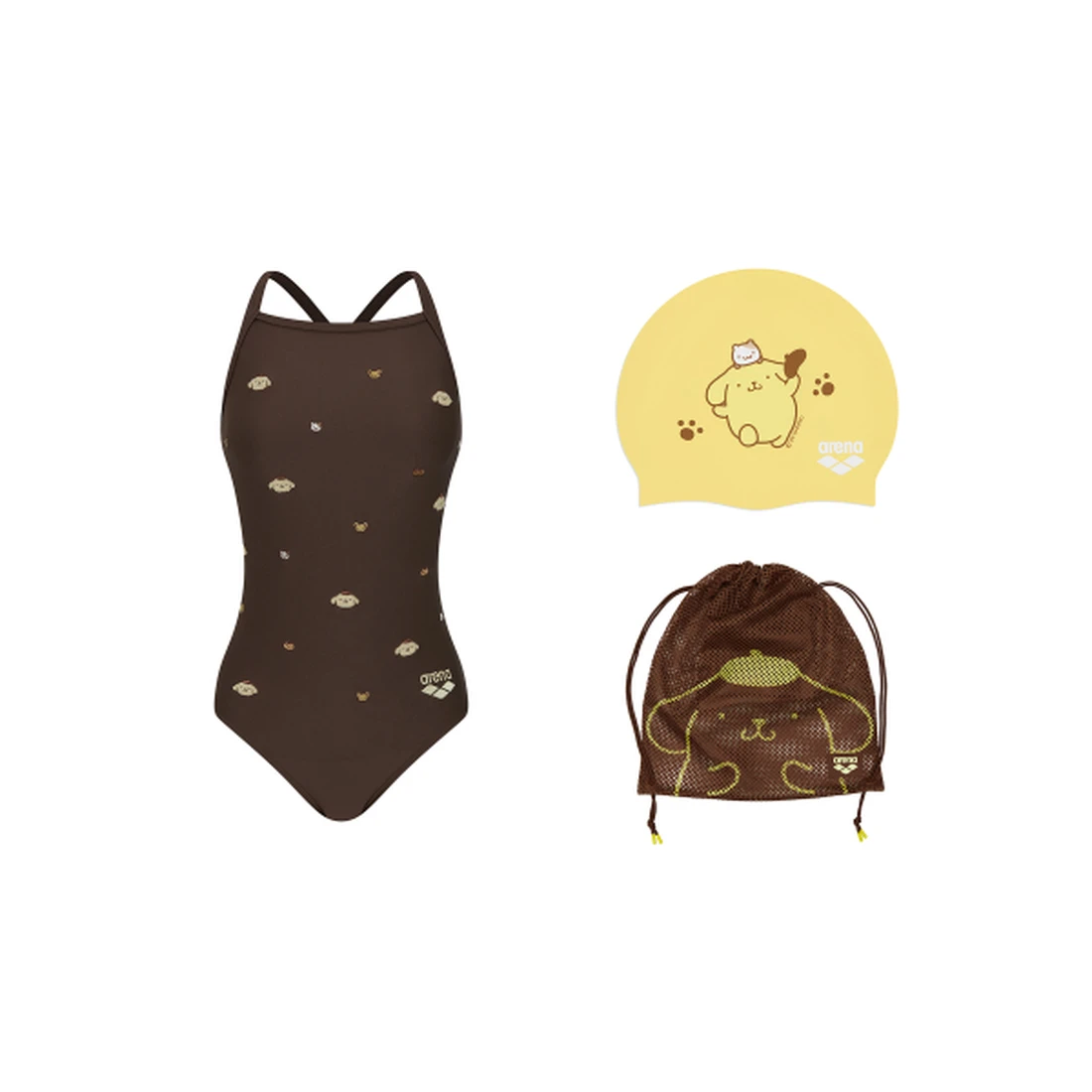 아레나 x 폼폼푸린 세트 A6BL1LO62-SM