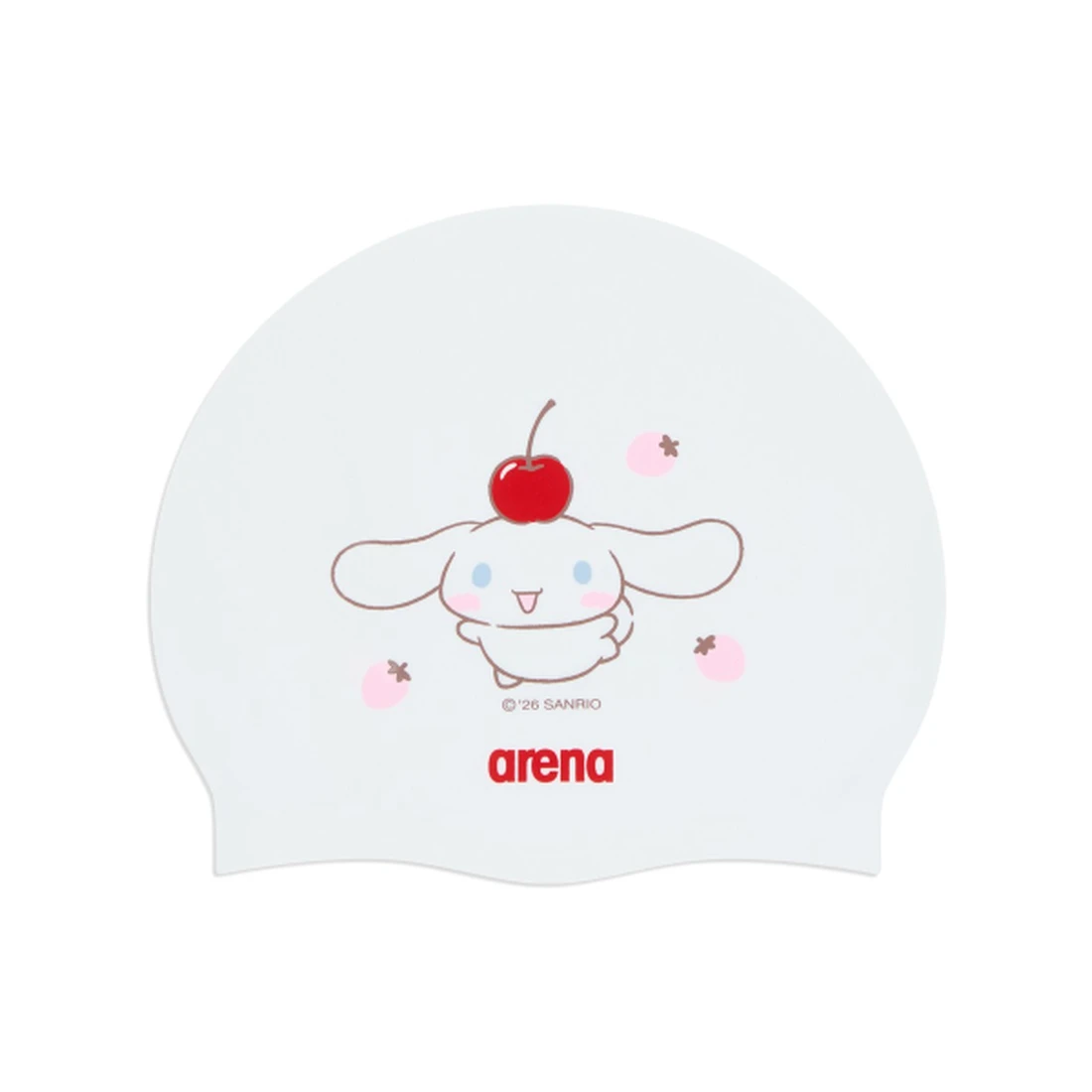아레나 x 시나모롤 둥둥 실리콘수모 화이트 A6AC1AC83WHT