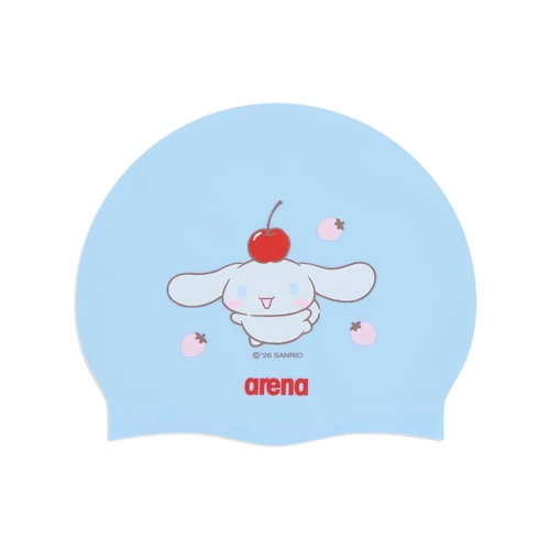 아레나 x 시나모롤 둥둥 실리콘수모 블루