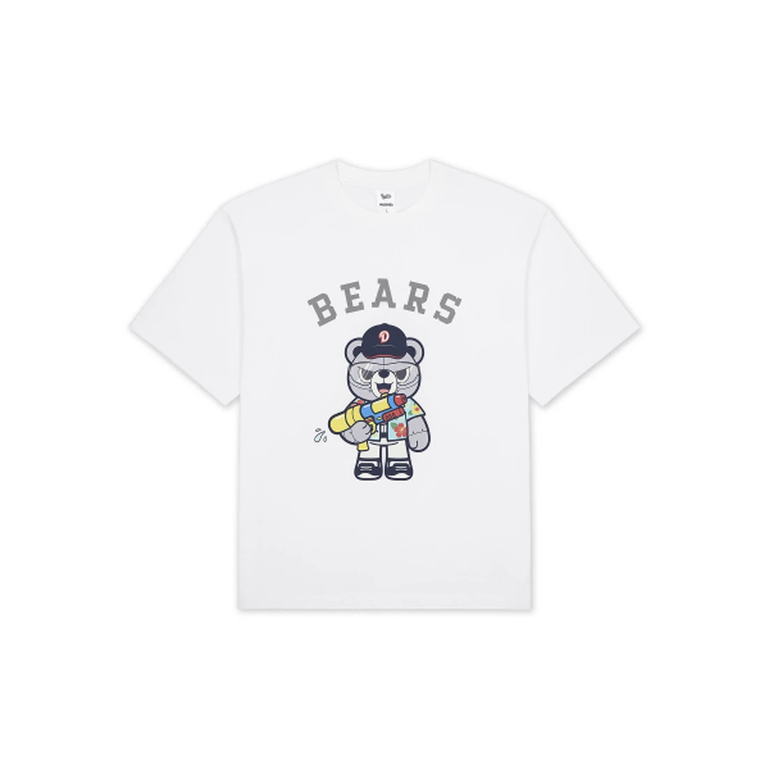 무신사 x 두산베어스 반소매 티셔츠 화이트 MSDSTS2602WH