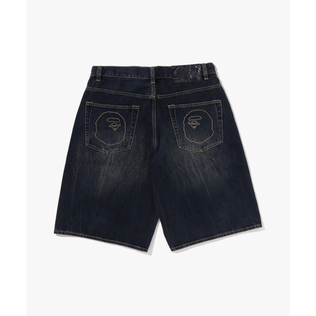 베이프 스타 패치 13oz 릴렉스드 핏 데님 쇼츠 M 인디고 001DSM301302ING