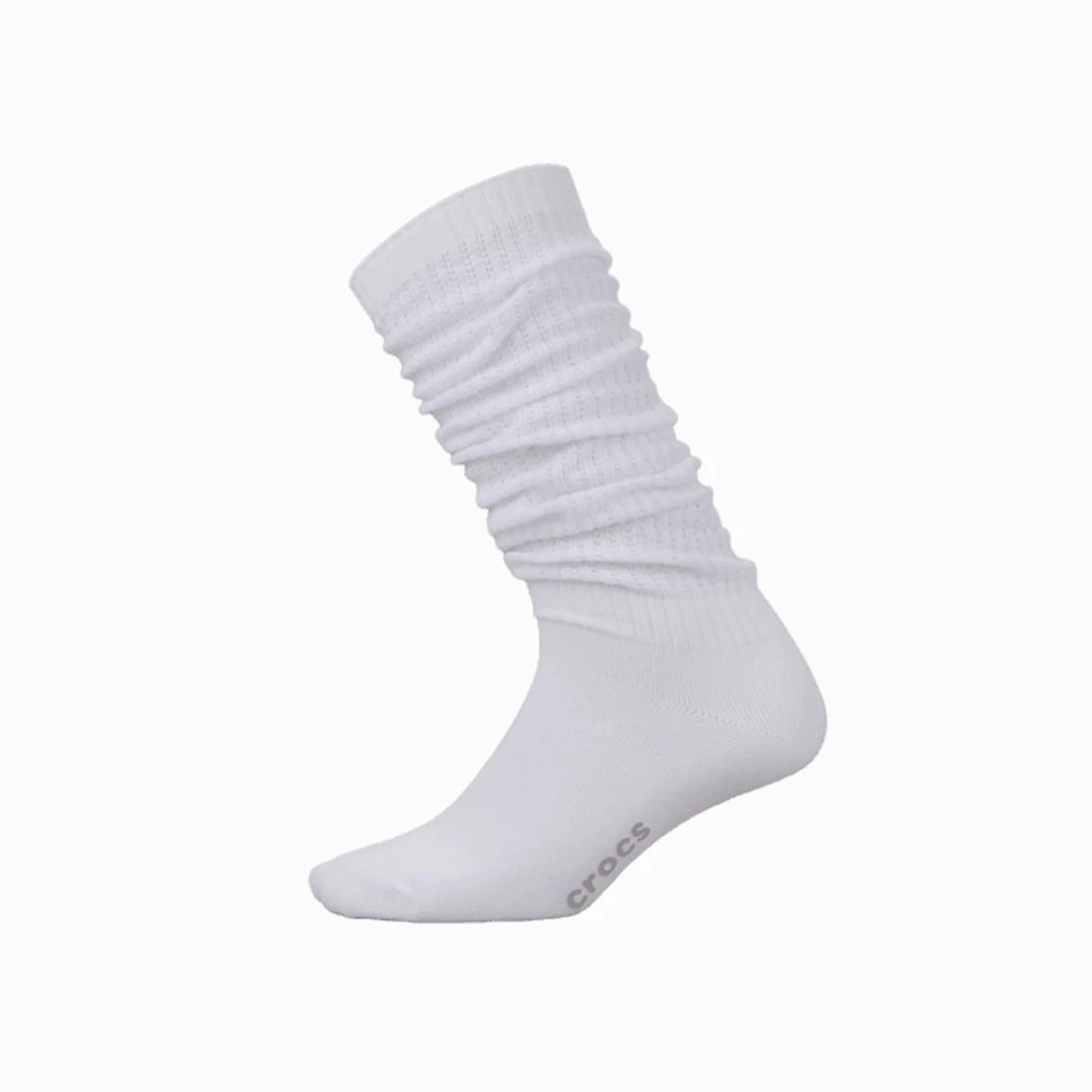 크록스 크록스 양말 파인 게이지 슈퍼 슬라우치 화이트 214653-100