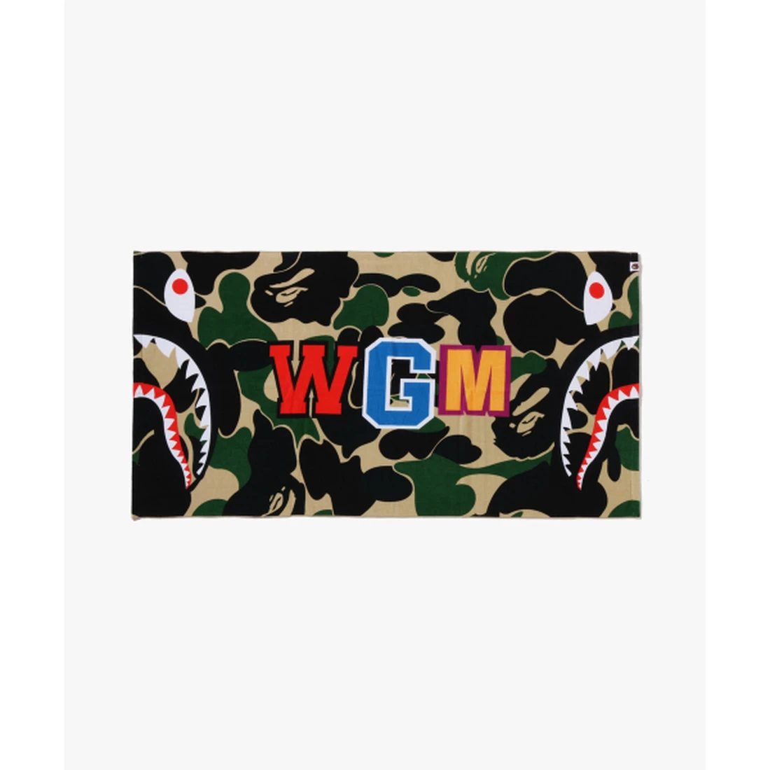 베이프 ABC 카모 샤크 피치 타월 GREEN 001GDM301010GRN