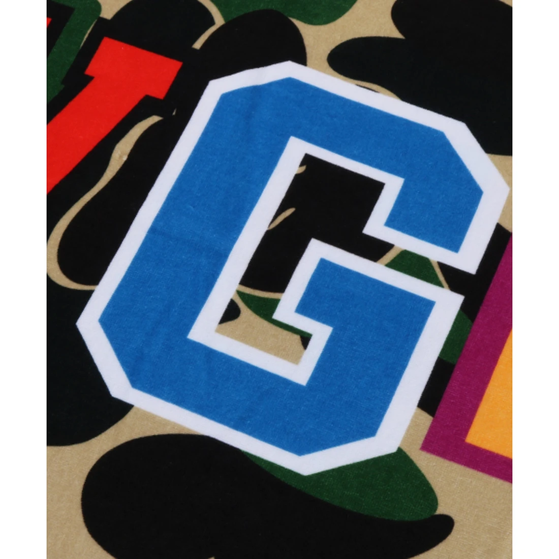 베이프 ABC 카모 샤크 피치 타월 GREEN 001GDM301010GRN