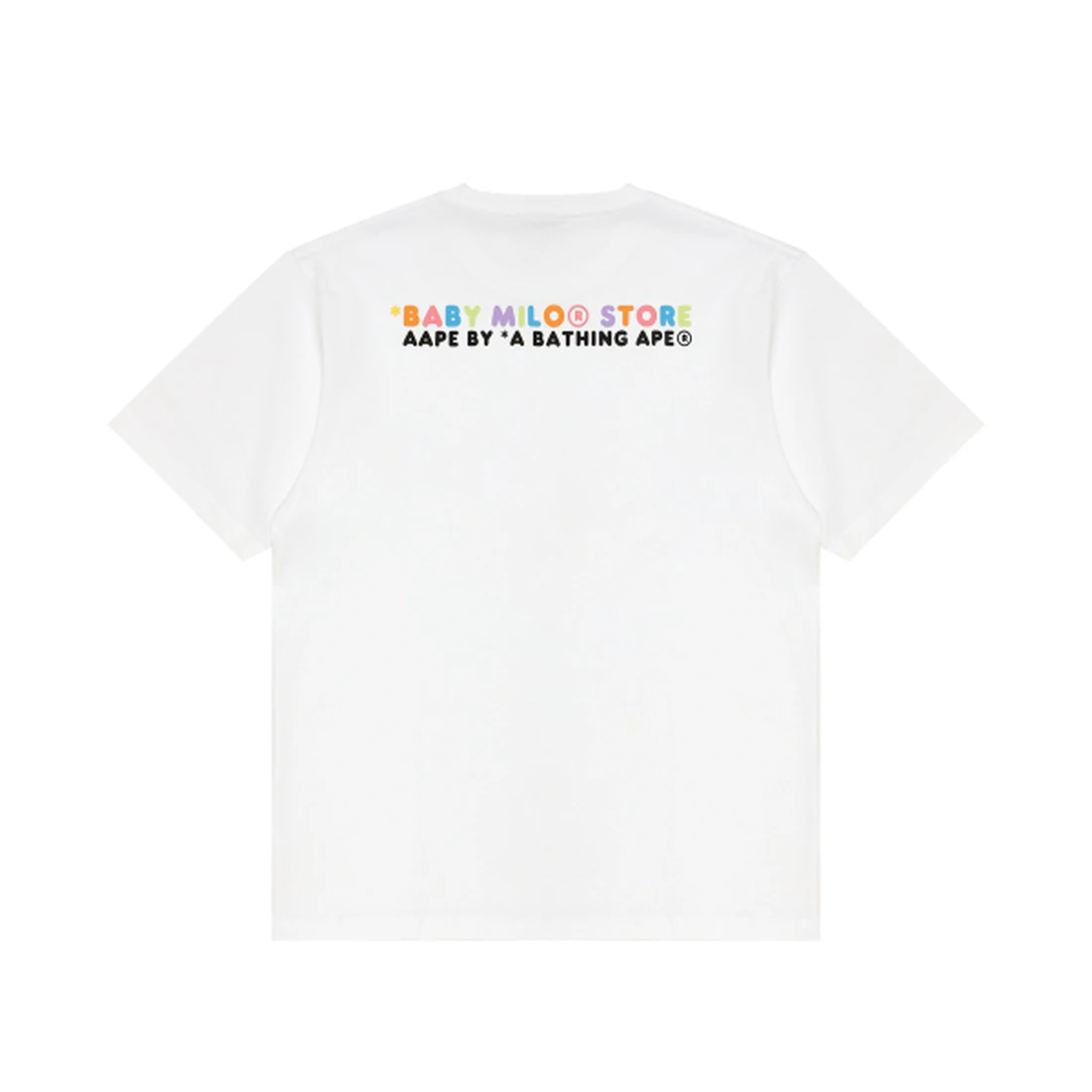 에이프 X BABY MILO STORE Short Sleeve tee AAPTEM9861XXQWHX