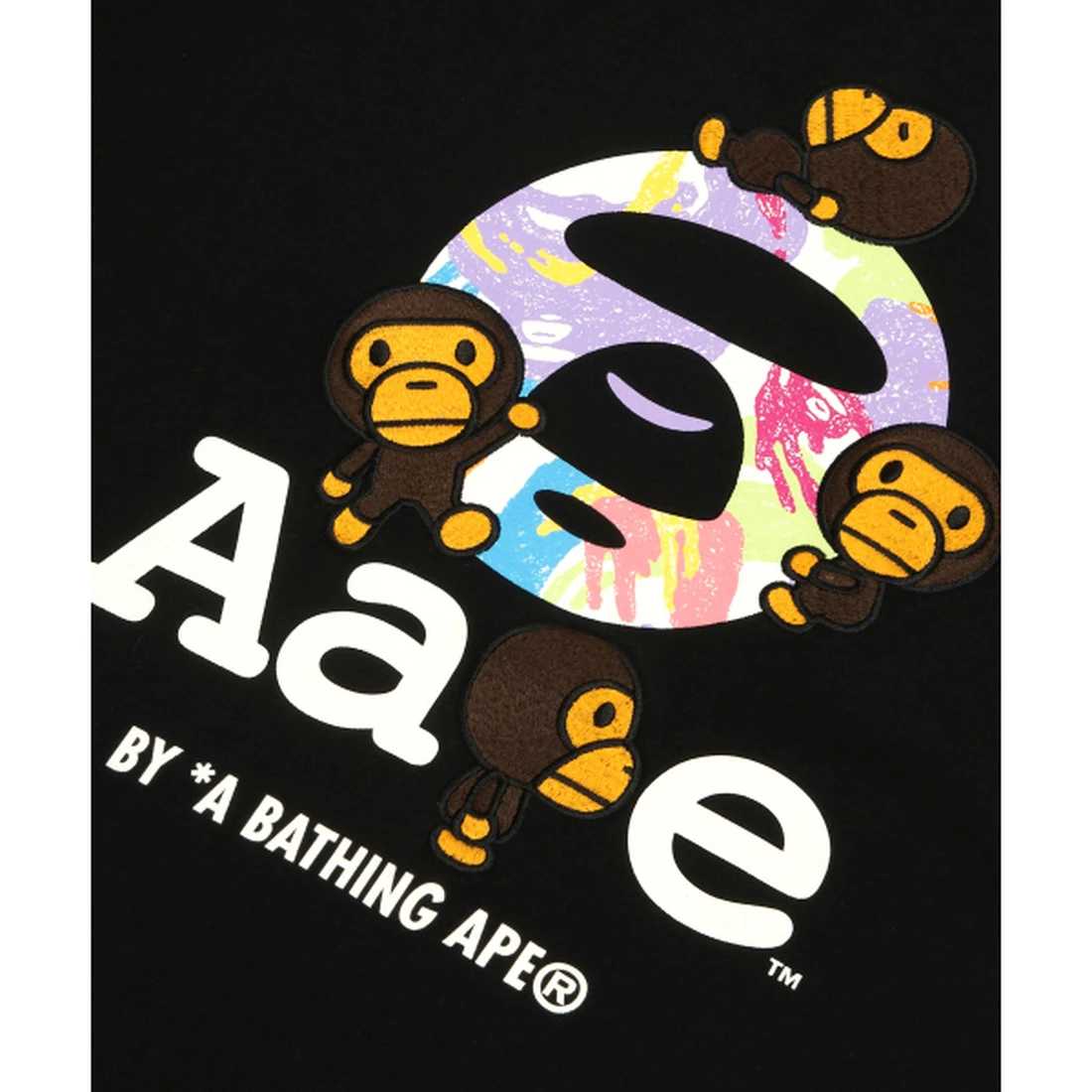 에이프 X BABY MILO STORE Short Sleeve tee AAPTEM9861XXQBKX
