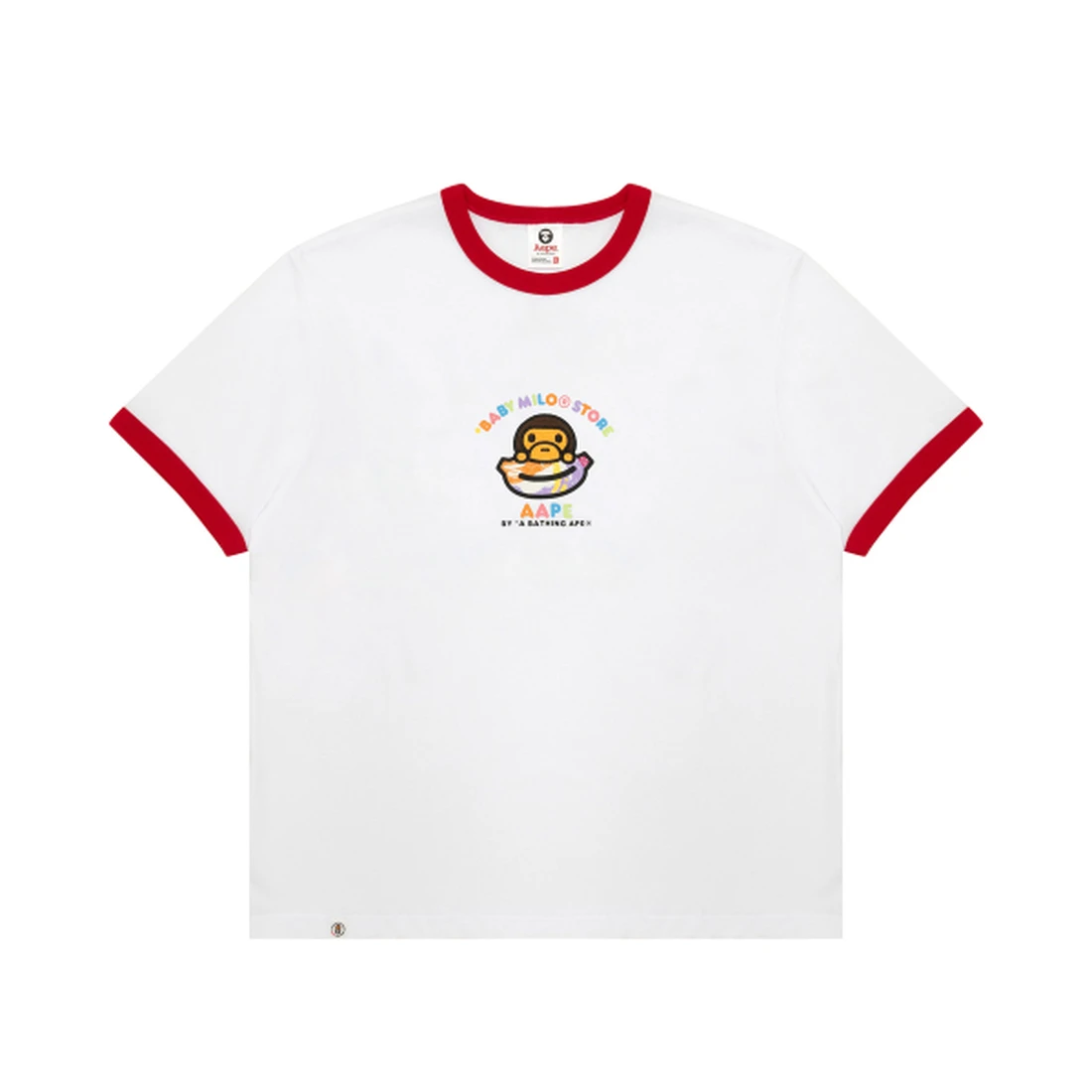 에이프 X BABY MILO STORE Short Sleeve tee AAPTEM9860XXQWHX