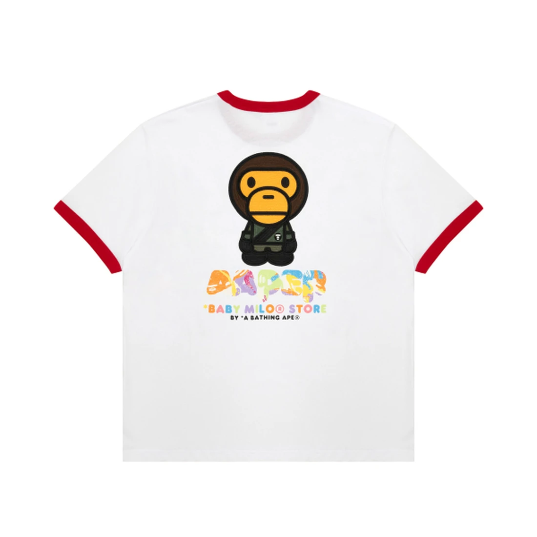 에이프 X BABY MILO STORE Short Sleeve tee AAPTEM9860XXQWHX