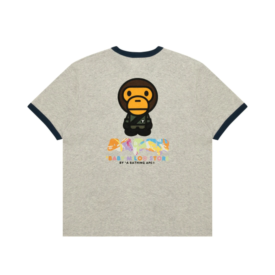 에이프 X BABY MILO STORE Short Sleeve tee AAPTEM9860XAQWH2