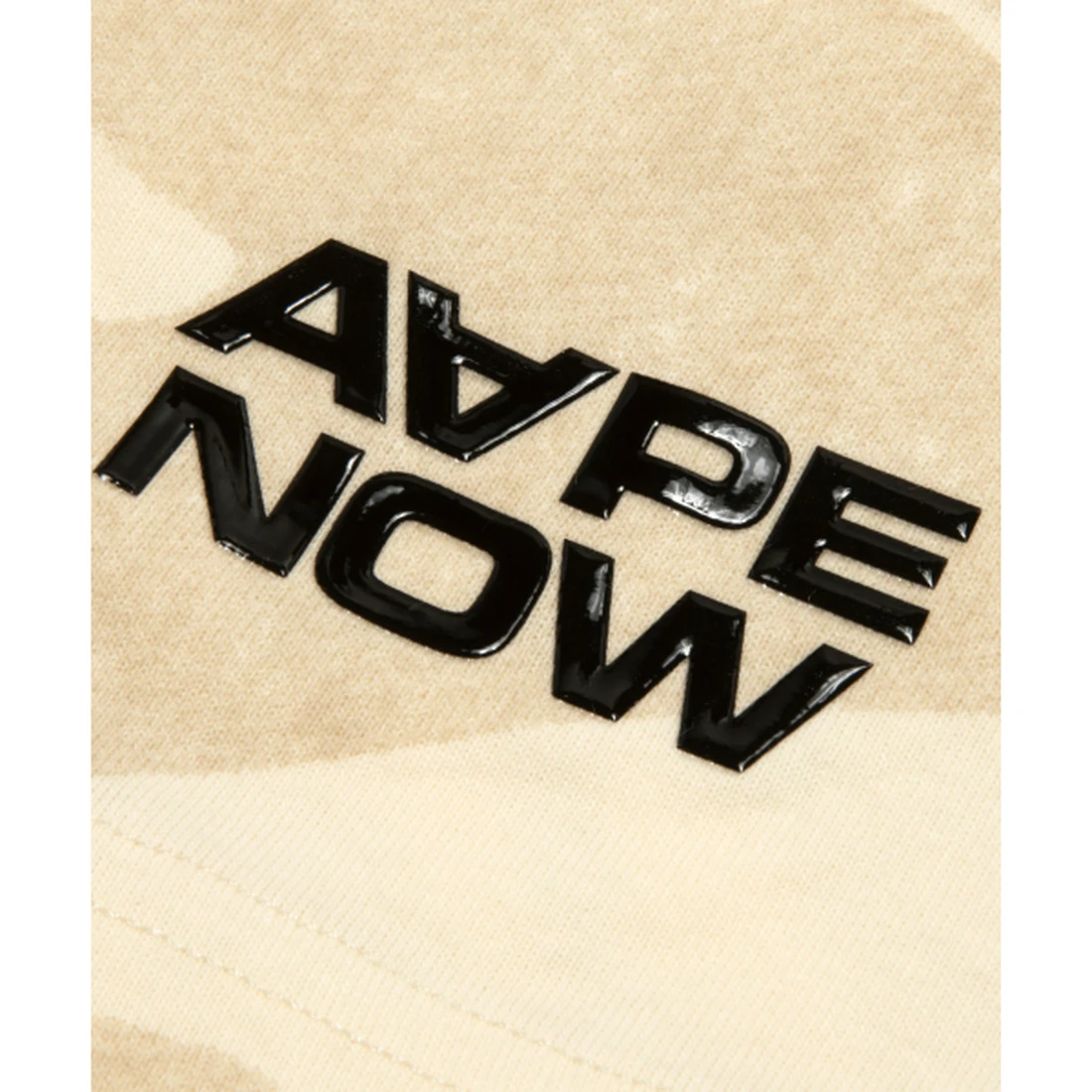 에이프 AAPENOW 카모 티셔츠 베이지 AAPTEM1812XXQIVZ