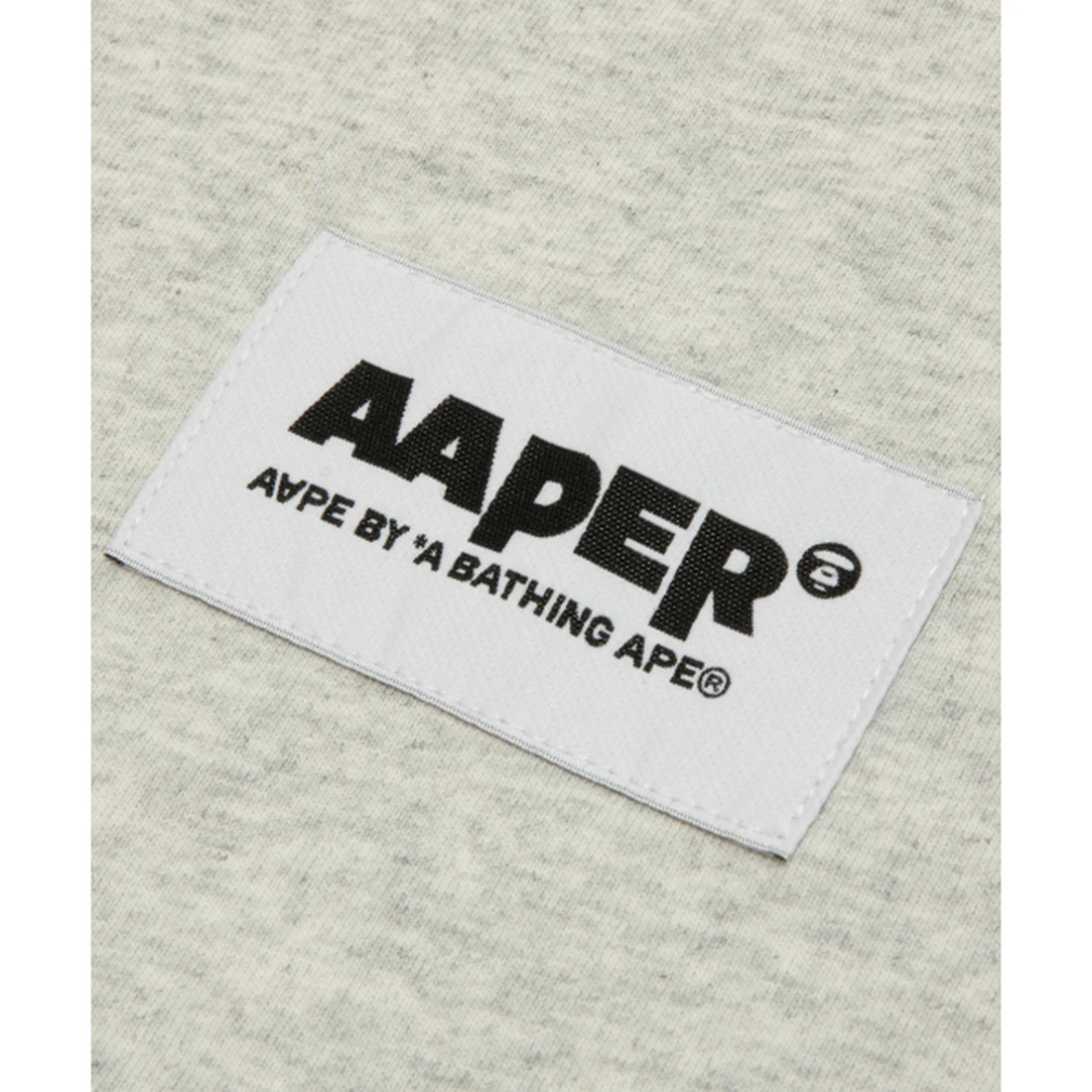 에이프 AAPER 그래픽 티셔츠 그레이 AAPTEM1827XAQWH2