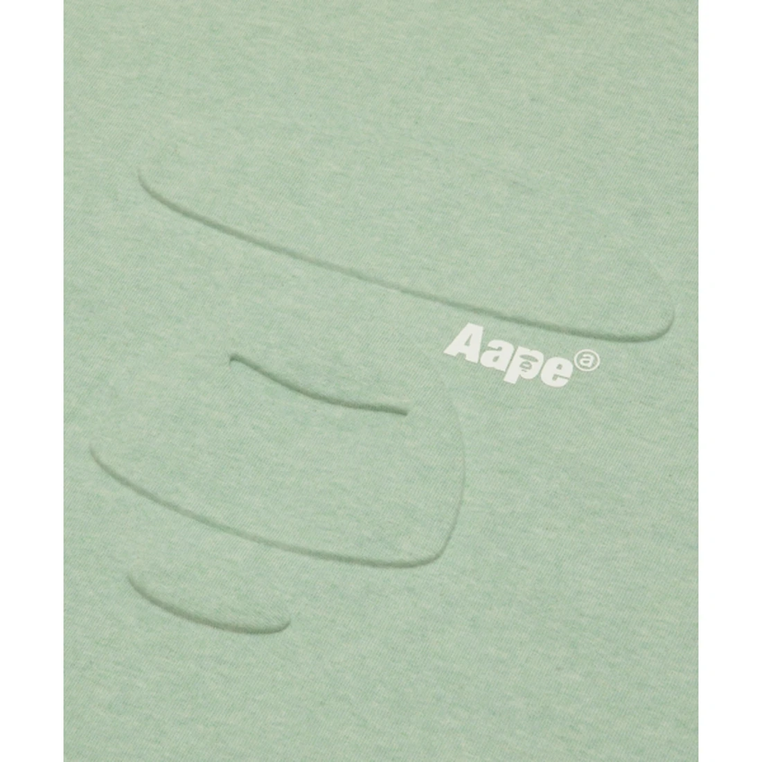 에이프 AAPEUNVS 문페이스 티셔츠 그린 AAPTEM1836XAQGR2