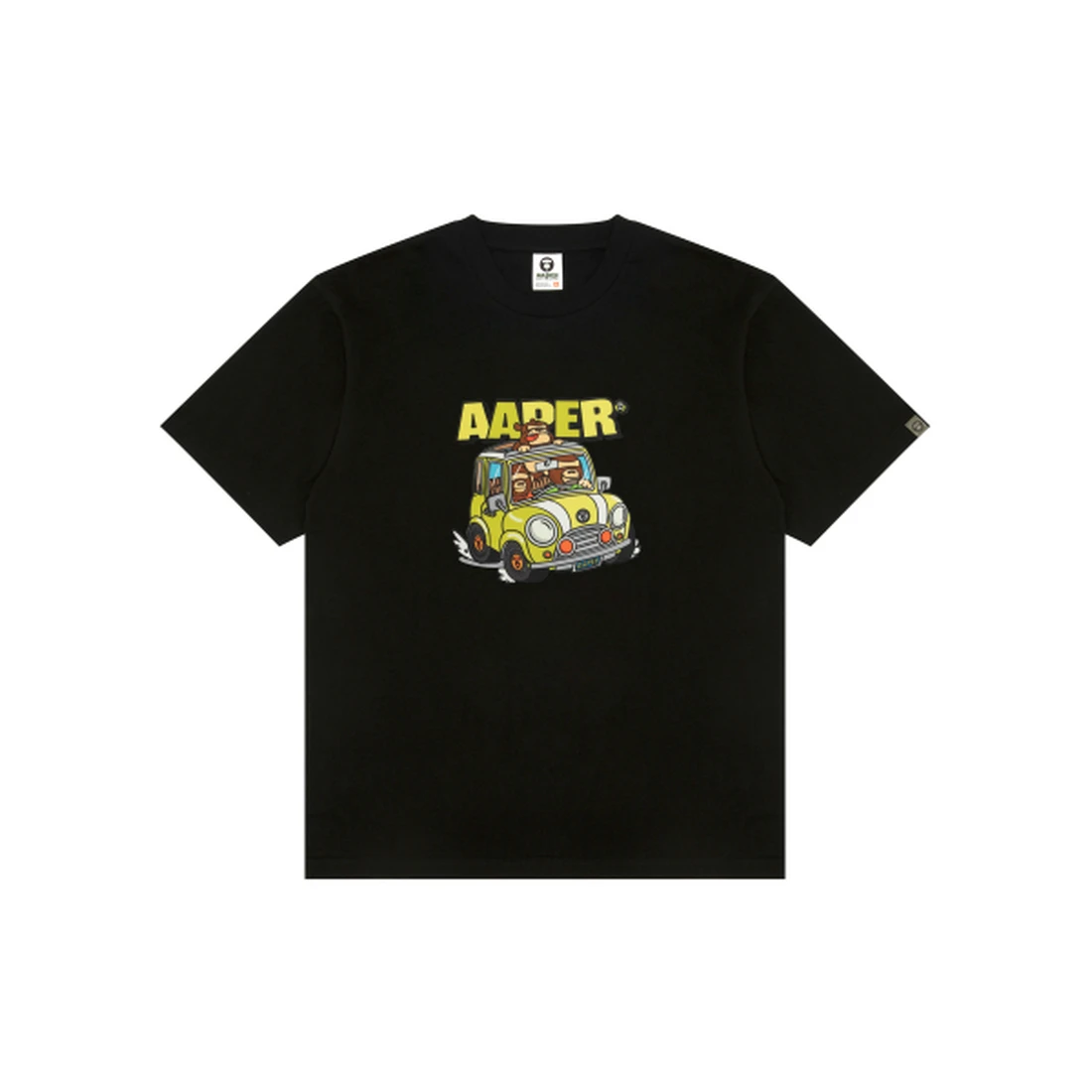 에이프 AAPER 그래픽 티셔츠 블랙 AAPTEM1826XXQBKX