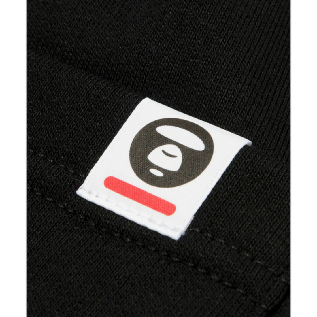 에이프 AAPE NOW 문페이스 스웨트 쇼츠 블랙 AAPSPMC685XXQBKX