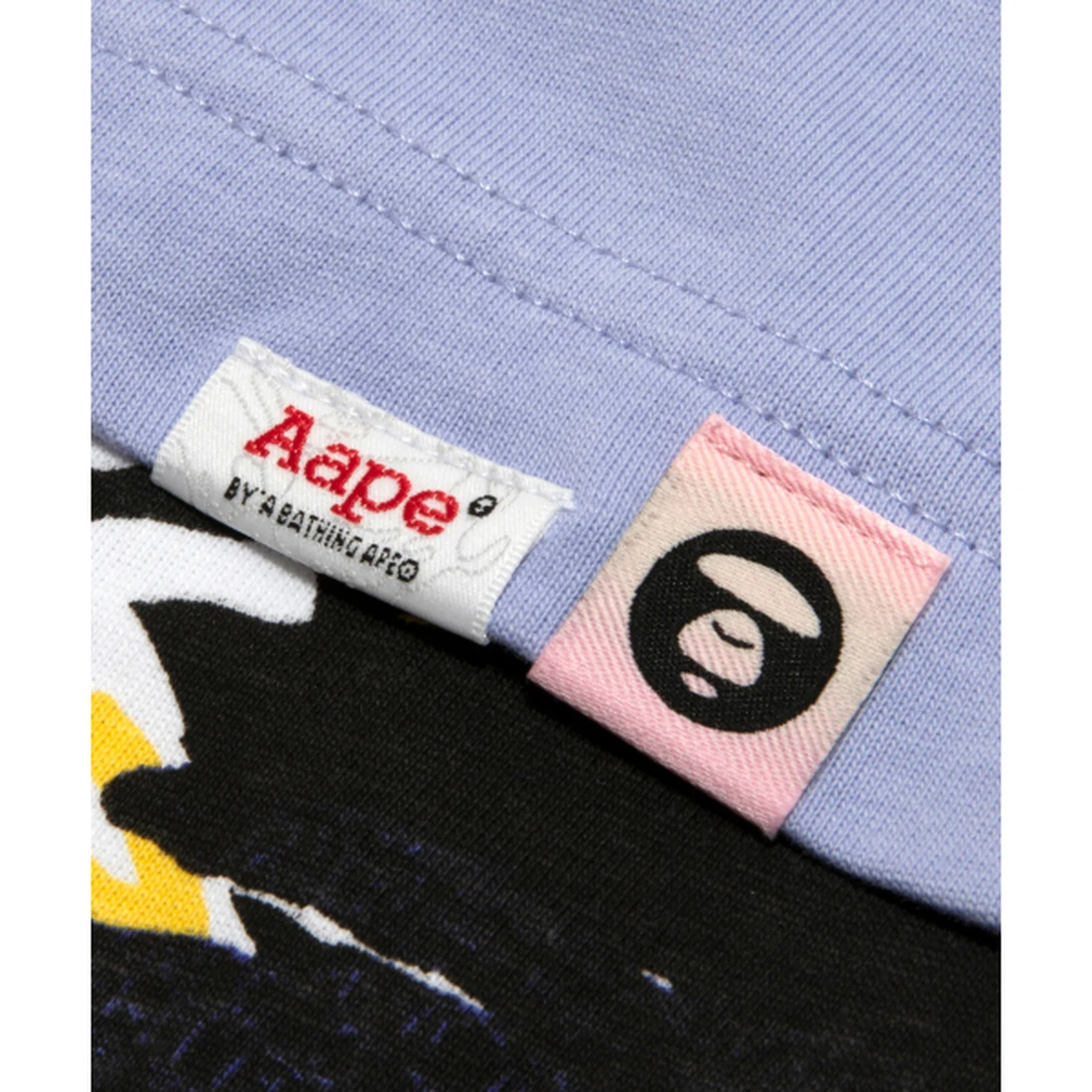 에이프 문페이스 티셔츠 퍼플 AAPTEM1877XXQPPL