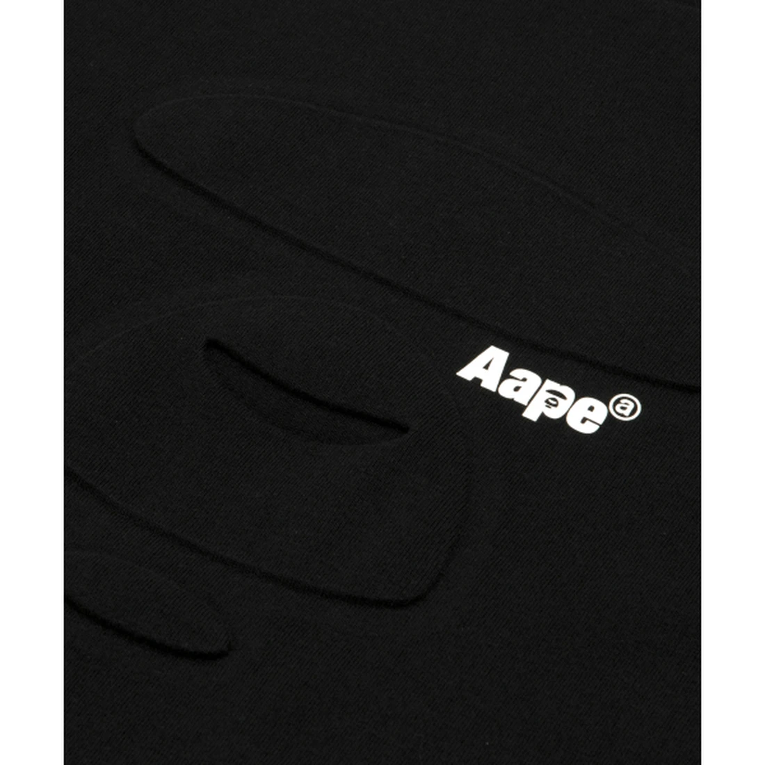 에이프 AAPEUNVS 문페이스 티셔츠 블랙 AAPTEM1836XXQBKX