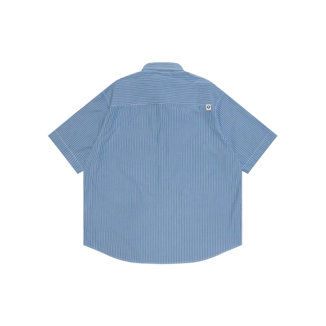에이프 AAPE NOW 문페이스 숏 슬리브 셔츠 블루 AAPSRM8561XAQBLA
