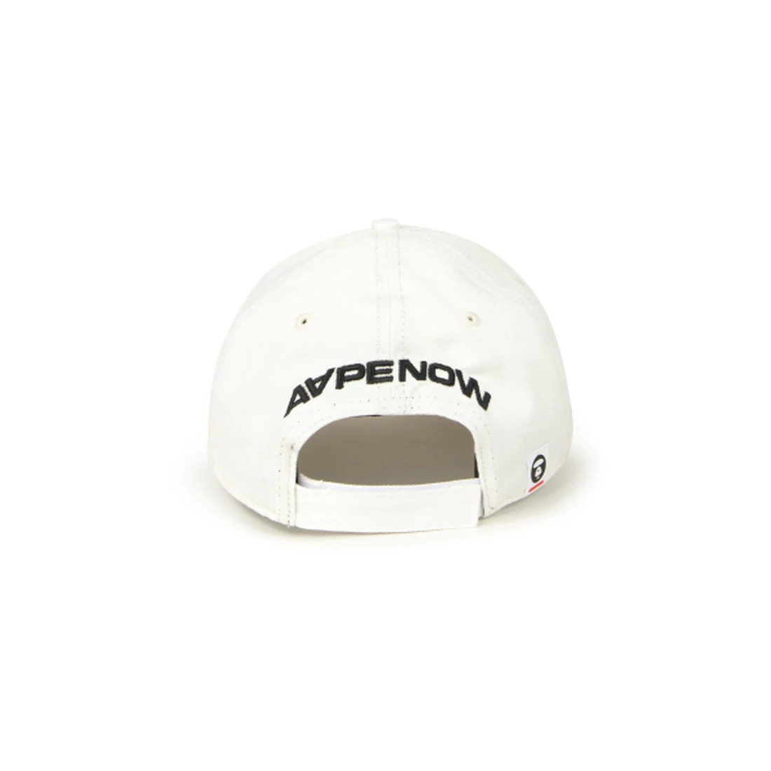 에이프 AAPE NOW 문페이스 로고 캡 화이트 AAPCPM5199XXQIVX