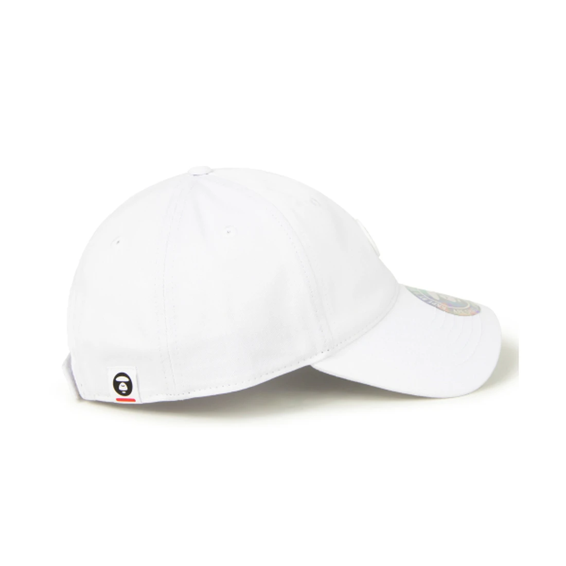 에이프 AAPE NOW 문페이스 로고 캡 화이트 AAPCPM4865XXQWHX