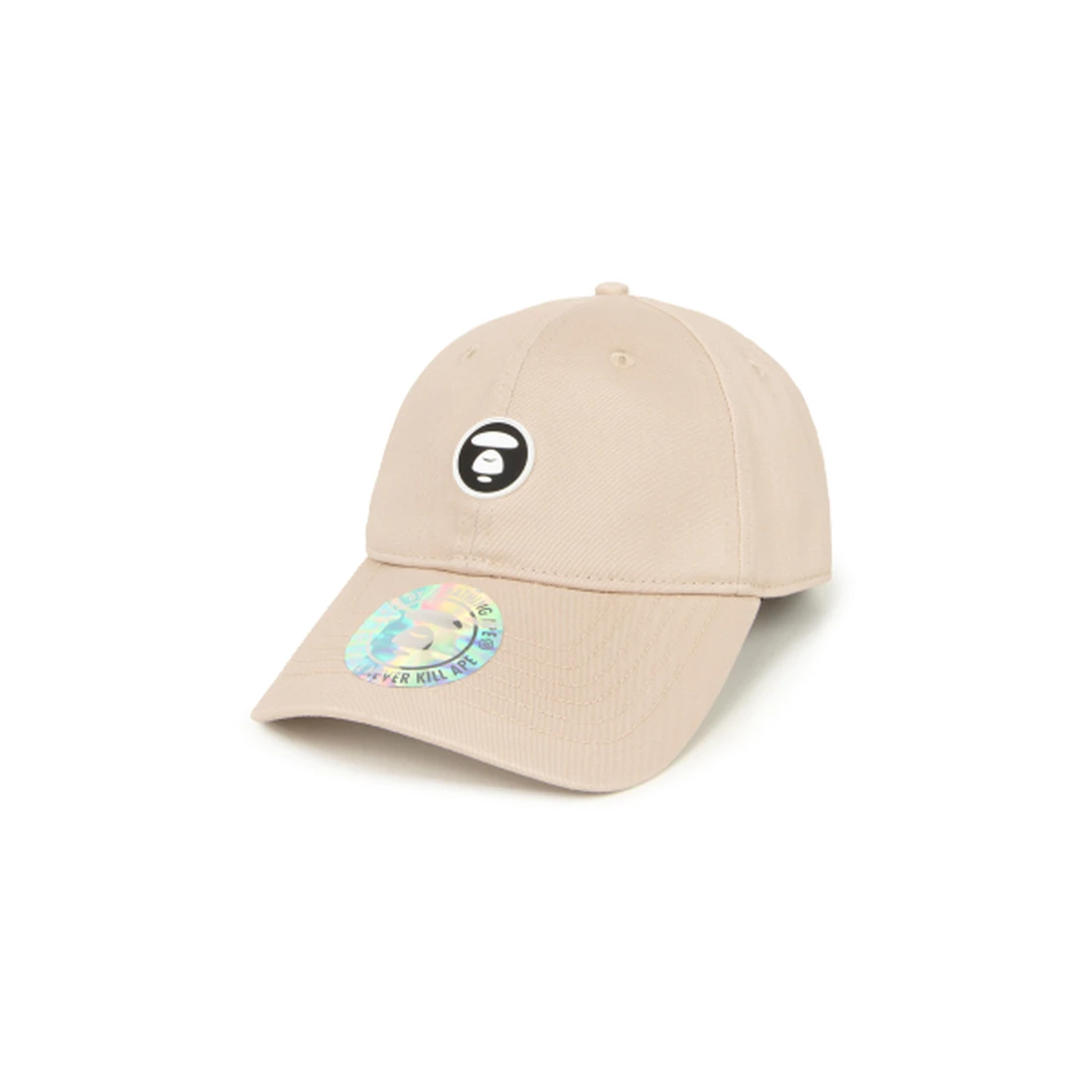 에이프 AAPE NOW 문페이스 로고 캡 베이지 AAPCPM4865XXQBGL