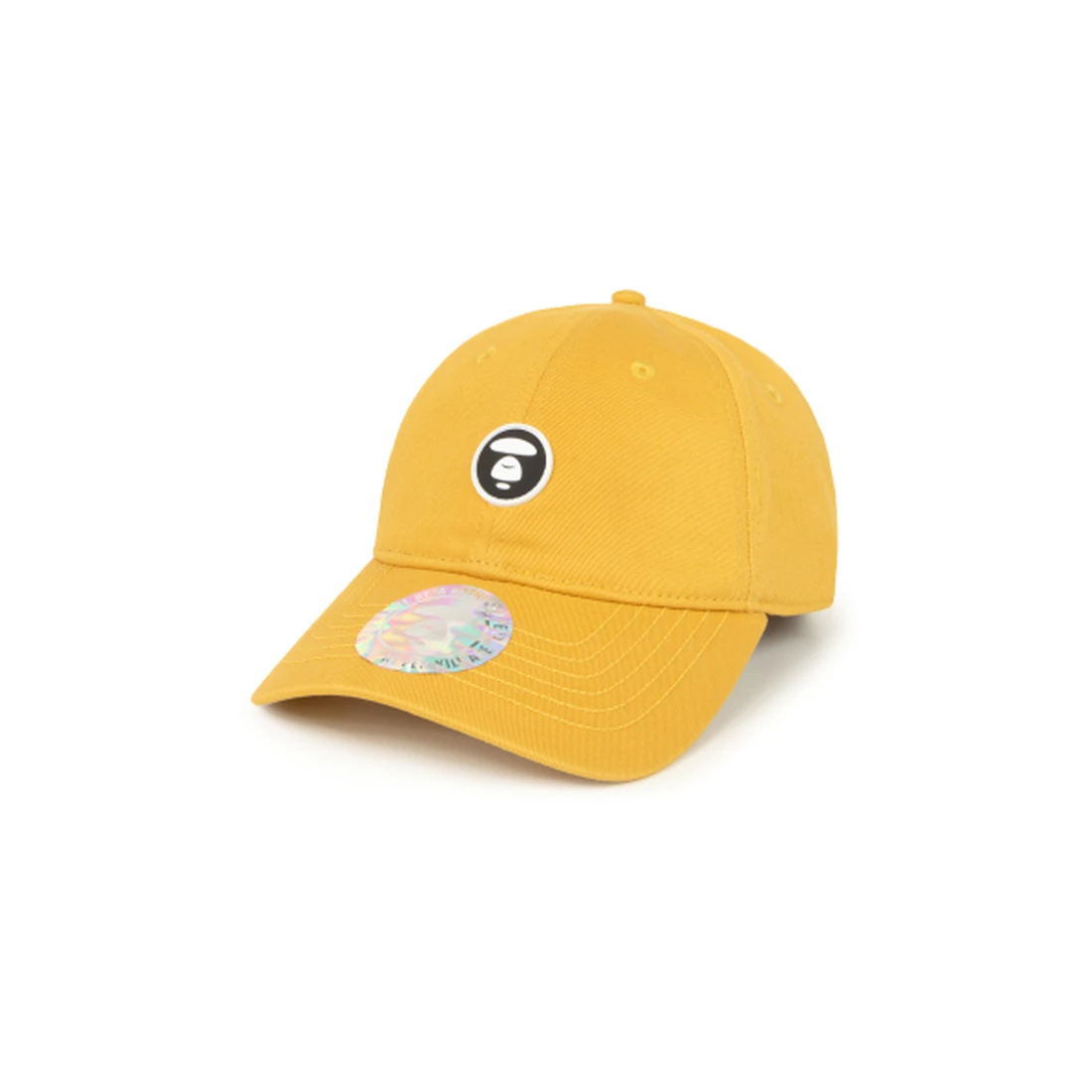 에이프 AAPE NOW 문페이스 로고 캡 옐로우 AAPCPM4865XXQYED
